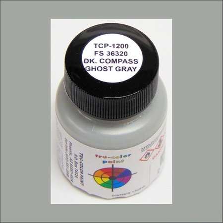 TRU-COLOR PAINT Dark Compass Ghost Gray Paint - 1 oz TCP1200